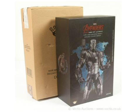 King Arts Marvel Avengers Age of Ultron War Machine mark II 1/9th scale diecast figure, DFS038, Near Mint to Mint, within Nea