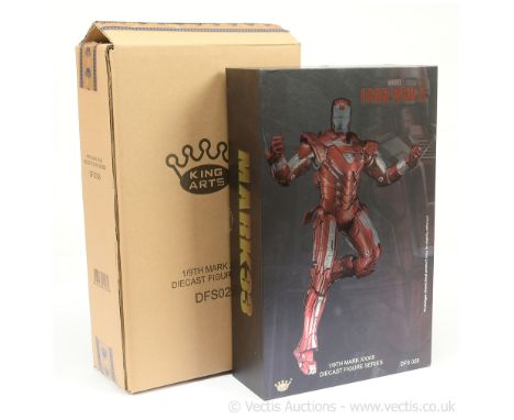 King Arts Marvel Iron Man 3 mark XXXIII 1/9th scale diecast figure, DFS028, Near Mint to Mint, within Near Mint opened packag