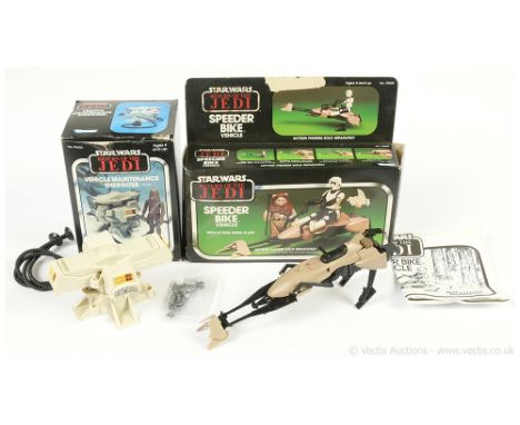 Kenner Star Wars vintage Return of the Jedi Speeder Bike, Excellent complete, within Fair Plus to Good opened box. Kenner Sta