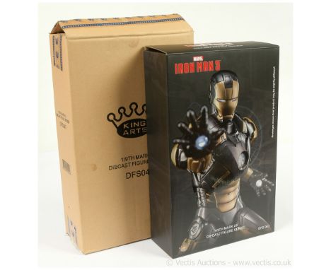 King Arts Marvel Iron Man 3 mark XX 1/9th scale diecast figure, DFS043, Near Mint to Mint, within Near Mint opened packaging,