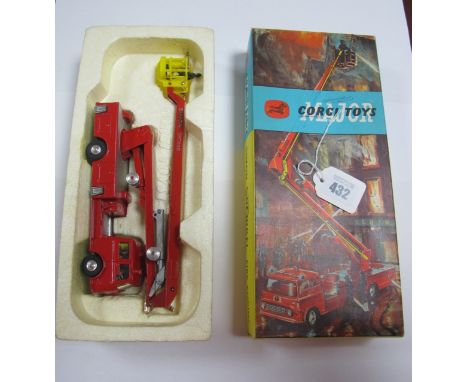 Corgi Toys No 1127 -  Simon Snorkel Fire Engine, overall very good, but some chipping to raised edges, boxed, missing instruc