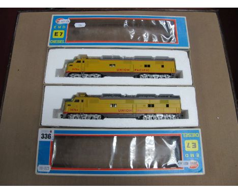Two 'Model Power' 'HO' Gauge Ref No 914 EMD E7 Diesel Locomotives, Union Pacific R/No 1476A, boxed.