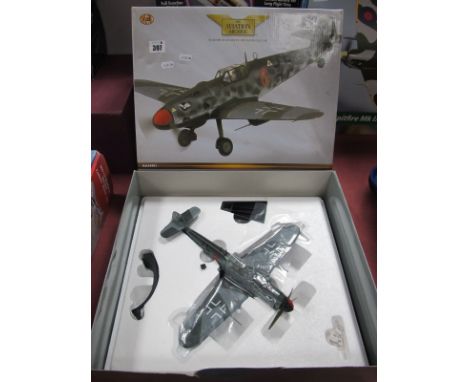 Aviation Archive by Corgi, AA34901 Messerchmitt, BF109G "Red 6", 1:32 scale, boxed (unchecked for completeness).