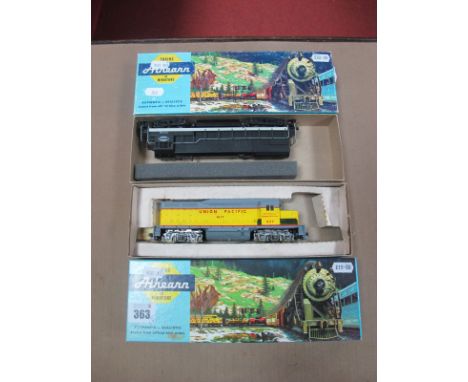 Two Athearn 'HO' Gauge Diesel Locomotives, boxed, Class GE-B Bo Bo 'Central' R/No 2858, good. Class G.P.30 Bo Bo 'Union Pacif