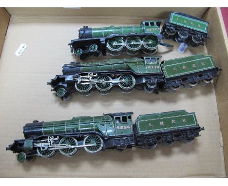 Three 'OO' Gauge/4mm L.N.E.R Kit Built Steam Locomotives plus Six Wheel Tenders, 4-6-0 R/No 8572 - 2-6-2 R/No 47744, 2-6-2 R/