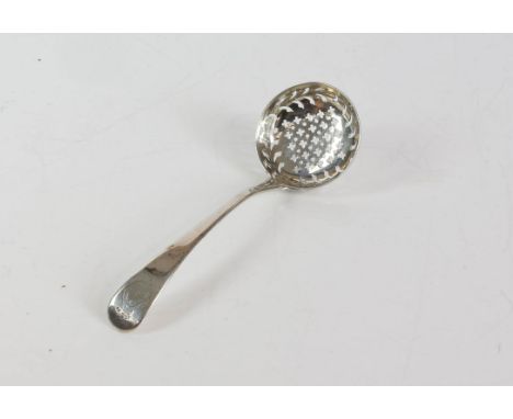 London 1796 silver sifter ladle.  Length 15cm