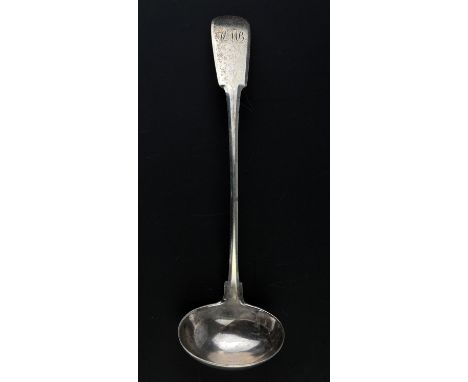 Scottish Provincial silver toddy ladle by William Jamison, Aberdeen C 1806, 17cm long, bowl 4.5cm wide