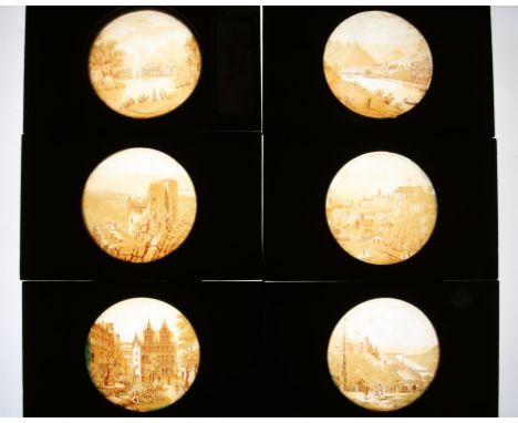 Collection of 51 Magic Lantern Slides. Including x 2 'Robinson Crusoe' sets. One set of 11 numbered 1-11 inclusive. The other