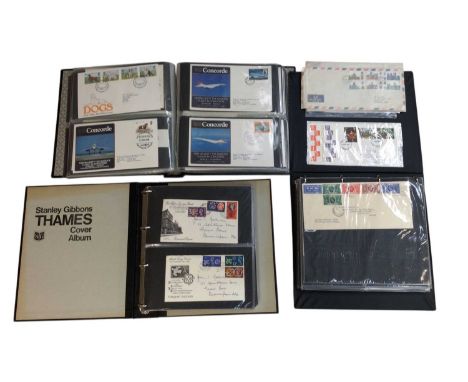 Stamps G.B. FDC selection in albums &amp; loose including early issues 1935 Silver Jubilee (plain cover) 1948 Olympics, 1961 