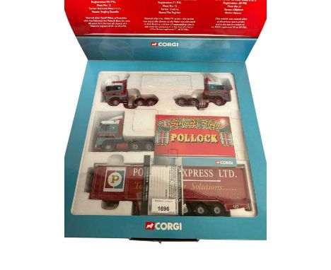 Corgi Limited Edition Scotland's Finest Pollock Transporter Set, boxed CC99130 (1)