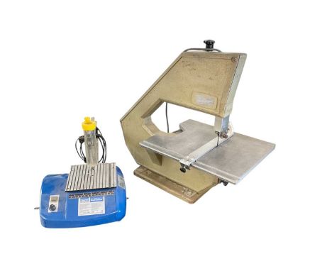 Draper 12" hobby fretsaw together with a bandsaw (2).