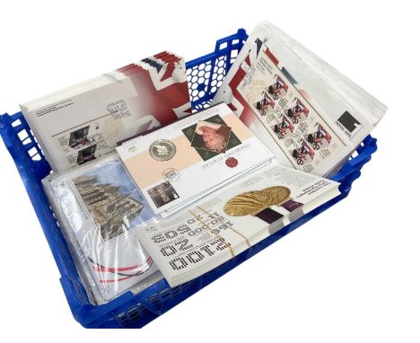 Stamps G.B. first day covers sets for the 2012 Olympics, 2012 Para Olympics, Great Britian Torch Relay plus some Diamond Jubi