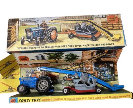 Corgi Toys Farm Gift Sets No.s 18,33 &amp; 47, plus Doge Kew Fargo Livestock Transporter (no animals) No.484, Ford 5000 Super