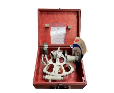Cased sextant by Zeiss