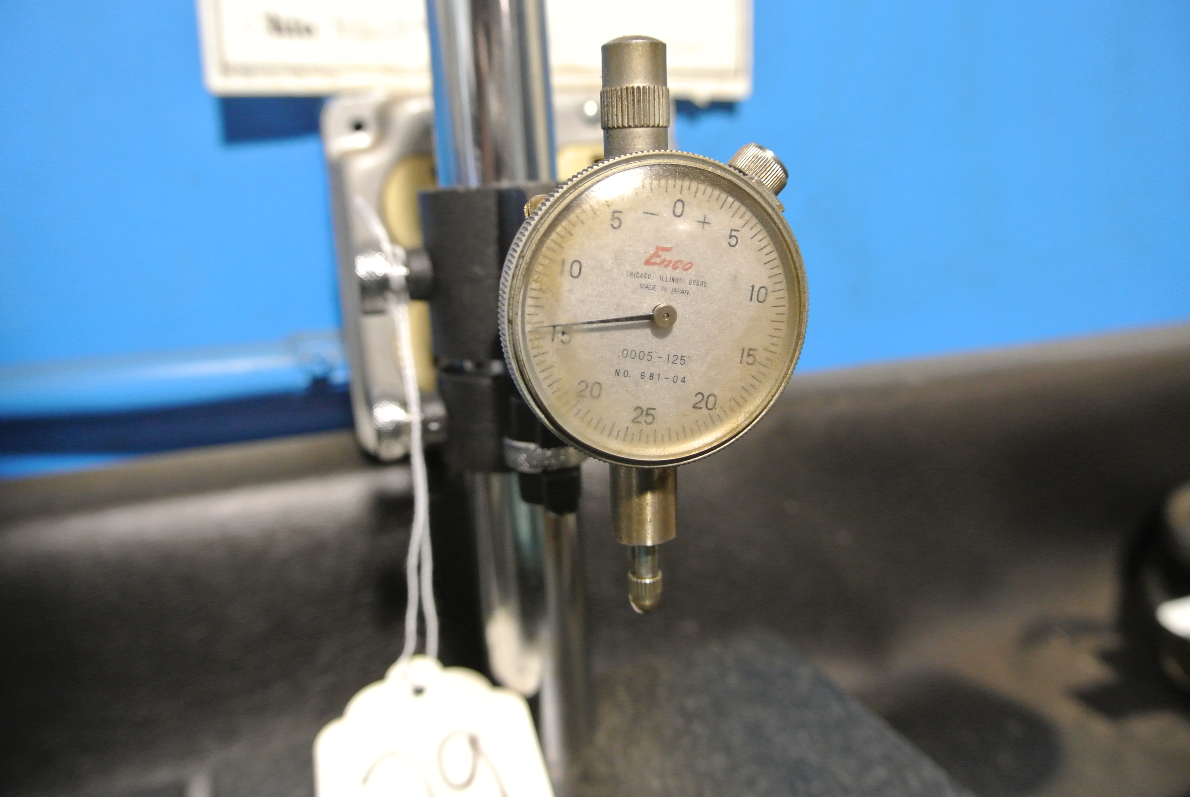 Enco Dial indicator height gauge with surface plate stand