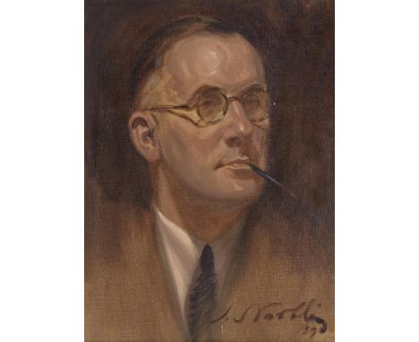 Stefan Norblin (Polish, 1892-1952)Portrait of Charles Reginald Youngsigned and dated 'S.Norblin/39' (lower right) oil on canv
