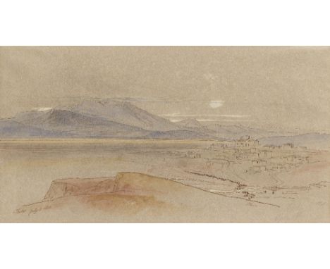 Edward Lear (British, 1812-1888)Thebes inscribed and dated 'Thebes.July 4.1848' (lower left), inscribed and dated 'Thebes/4 J
