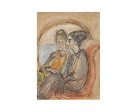 Property from the Marie-Louise von Motesiczky Charitable Trust, LondonMARIE-LOUISE VON MOTESICZKY (1906-1996)Two women on a s