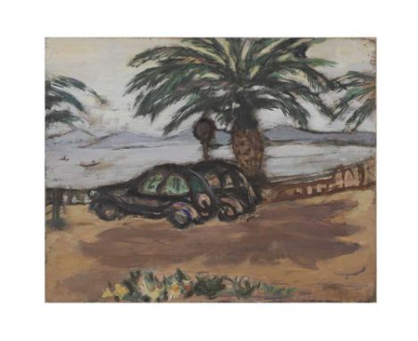 Property from the Marie-Louise von Motesiczky Charitable Trust, LondonMARIE-LOUISE VON MOTESICZKY (1906-1996)Cars beneath a p