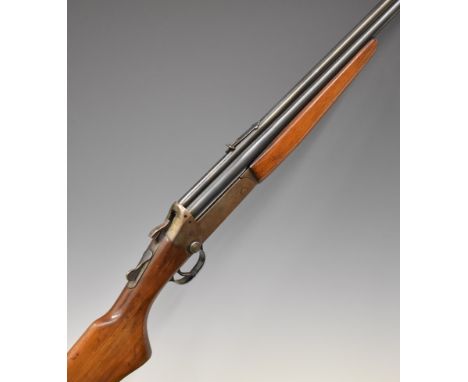 Savage Arms Model 24 .410 and .22LR combination or drilling gun with semi-pistol grip, adjustable sights and named 24 inch ba