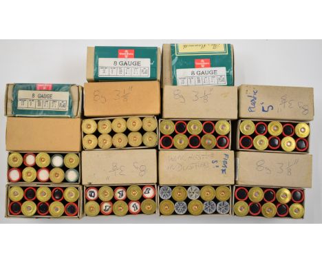 One-hundred-and-ten 8 bore Gamebore The Mammoth Heavy Load shotgun cartridges, all in original boxes.&nbsp;PLEASE NOTE THAT A
