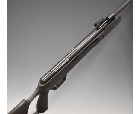 Crosman Mag-Fire Mission Model 6-CMM2SXS .22 air rifle with skeleton composite stock, textured grip, adjustable sights, Centr