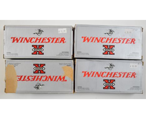 Eighty .300 Winchester Short Magnum Winchester Super X rifle cartridges, all in original boxes.&nbsp;PLEASE NOTE THAT A VALID