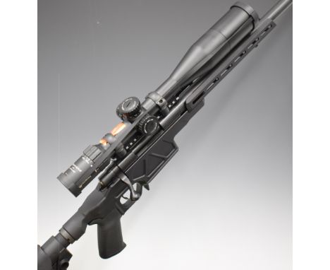 Howa Model 1500 .308 bolt-action rifle with fully adjustable composite Luth-AR stock, textured pistol grip, extended magazine