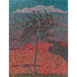 Gustav Gildemeister. Herbstlicher Baum II (mit rosa Wolke). Um 1907