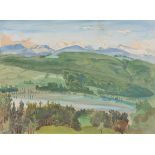 Erich Heckel. „Blick über den See“. 1944