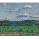 Oskar Moll. „Wälder mit Havelsee“. 1906