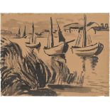 Max Pechstein. Fischerboote. 1924
