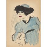 Jeanne Mammen. Frau mit Hut. Um 1910/14