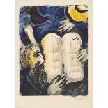 Marc Chagall. „Moïse et les tables de la loi“. 1962