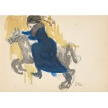 Jeanne Mammen. Frau mit Pferd. Um 1910/14