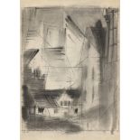 Lyonel Feininger. „Houses in Kromsdorf, Weimar“. 1953