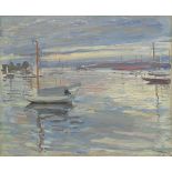 Josef Oppenheimer. Segelboote auf dem Wannsee. Um 1920