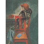 Franz Radziwill. „Frau zwischen roten Stühlen“. 1924