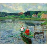 Philipp Franck. „Auf dem Wasser“ (Stölpchensee, Berlin). 1906