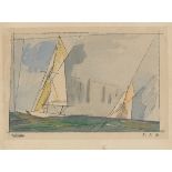 Lyonel Feininger. Zwei Segler. 1930