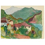 Hermann Hesse. Arosio (Tessiner Bergdorfansicht). 1923