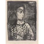 Pablo Picasso. „Jacqueline de profil“. 1958