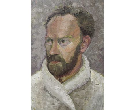 A GILT FRAMED OIL ON BOARD PORTRAIT STUDY OF A BEARDED GENTLEMAN PICTURE SIZE - 60CM X 45CM 