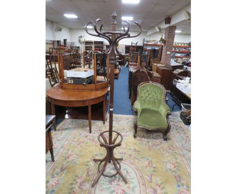 A MODERN BENTWOOD HA T/ COAT STAND, H 200 cm