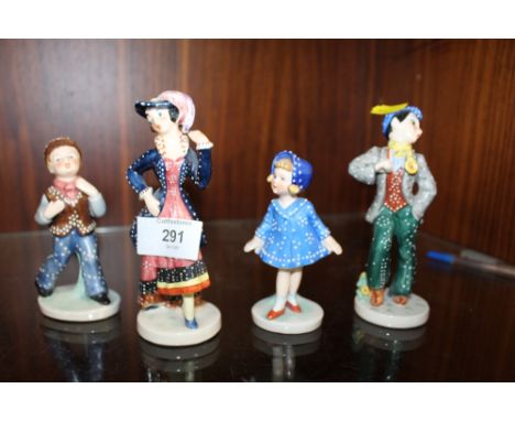 FOUR VINTAGE GOEBEL FIGURES