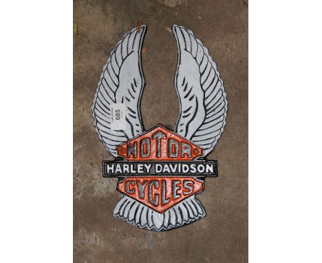 ***A REPRODUCTION HARLEY DAVIDSON ANGEL WINGS SIGN**