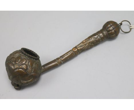 A Tibetan copper ladle