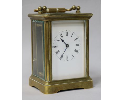 A French carriage clock, signed