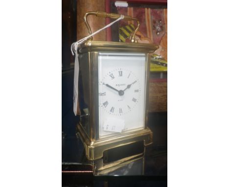 A French brass-cased carriage clock, Bayard, France
