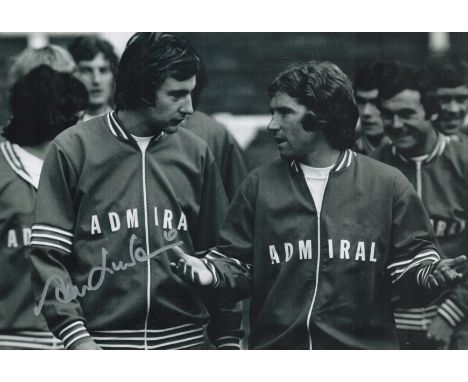Football Alan Hudson signed England 12x8 black and white photo. Alan Anthony Hudson (born 21 June 1951) is an English former 